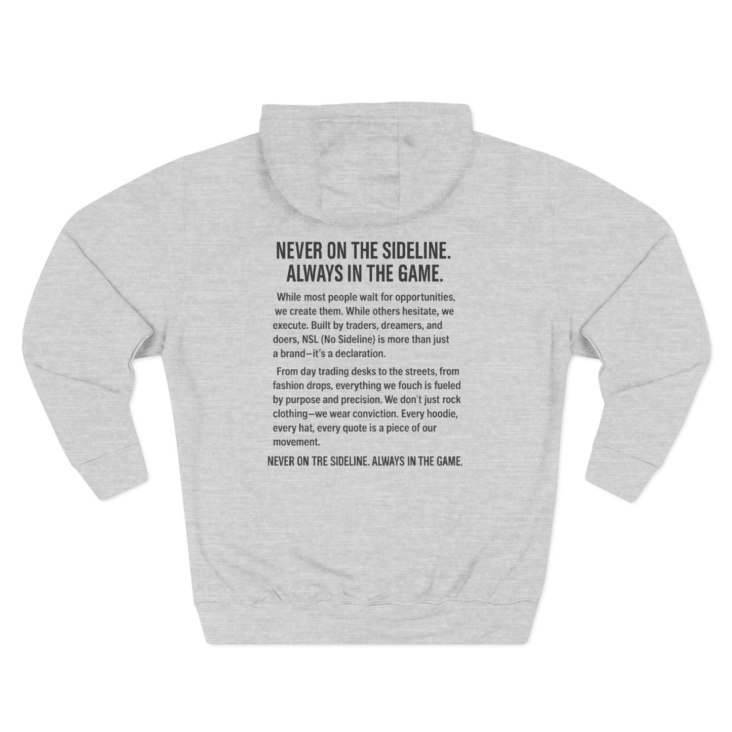 NSL Core Emblem Hoodie – Blackout Edition