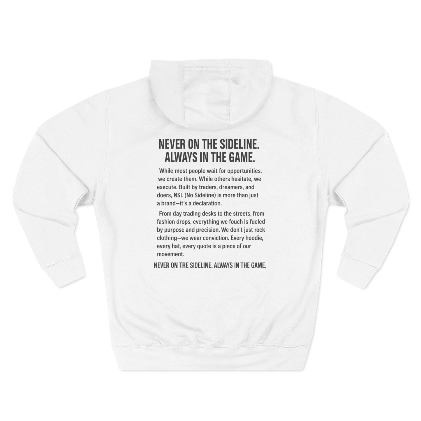 NSL Core Emblem Hoodie – Blackout Edition